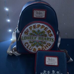 Loungefly Beatles Sgt. Pepper's Blue Backpack